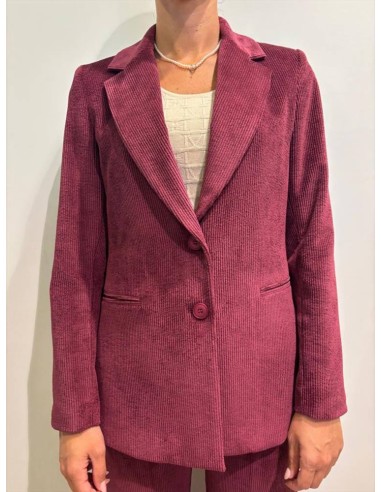 Giacca donna Philly Firenze effetto velluto doppi bottoni  | Mariadeso