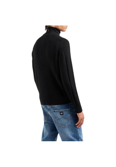 Cardigan Uomo Armani Exchange Full Zip Nero