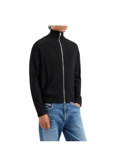 Cardigan Uomo Armani Exchange Full Zip Nero