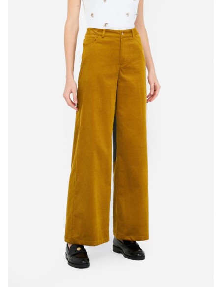 Liu Jo Pantaloni Donna in Velluto a Coste  | Mariadesole.it