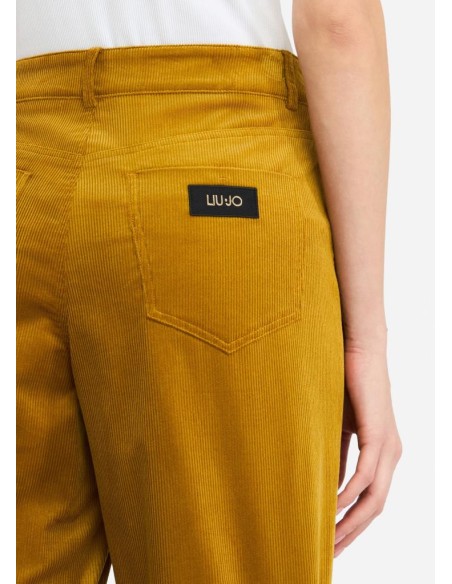 Liu Jo Pantaloni Donna in Velluto a Coste  | Mariadesole.it