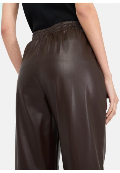 Liu Jo Pantaloni Donna in Tessuto Spalmato con Risvolto  | Mariadesole