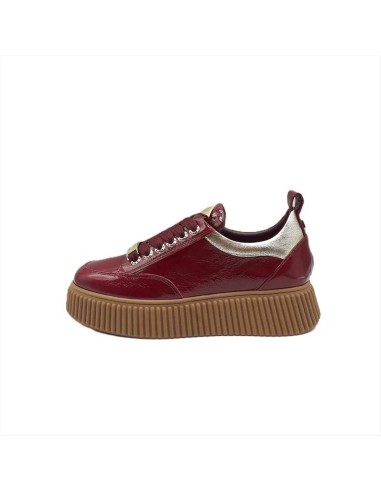 Lorenzo Mari Sneakers Donna Sally 26 in Pelle Multicolor con Platform