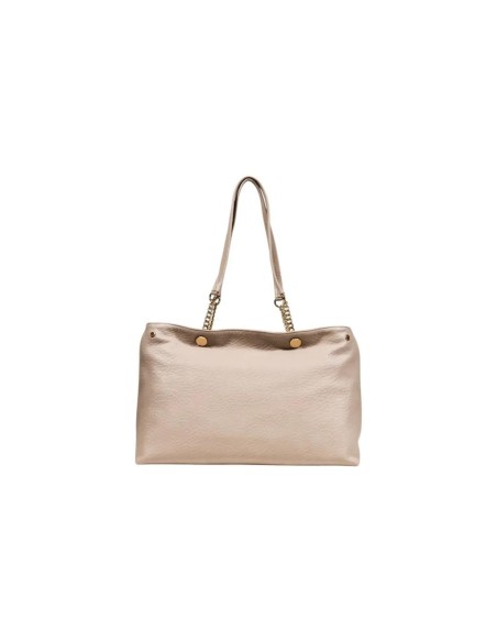Liu Jo Borsa Donna a Spalla Grande con Catena Color Taupe  | Mariadeso