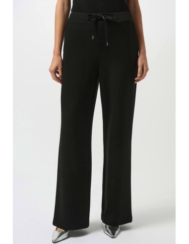 Joseph Ribkoff Pantaloni Donna Larghi in Jersey Scuba con Coulisse e L