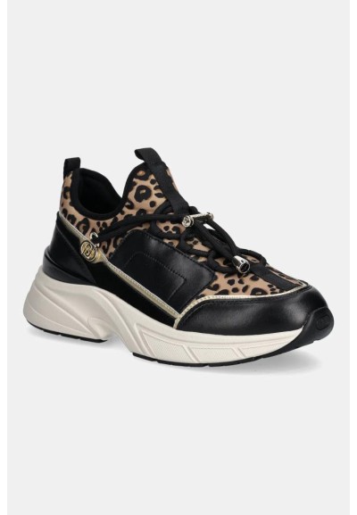 Liu Jo Sneakers Donna in Pelle, Camoscio e Tessuto con Plateau  | Mari