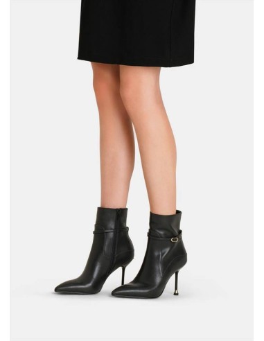 Liu Jo Donna Stivaletti in Pelle con Fibbia e Tacco a Spillo 9,5 cm  |