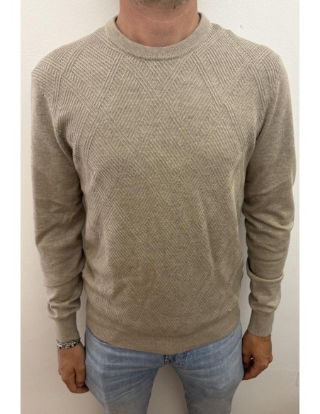 Guess Uomo Maglione in Misto Lana Girocollo Regular Fit  | Mariadesole