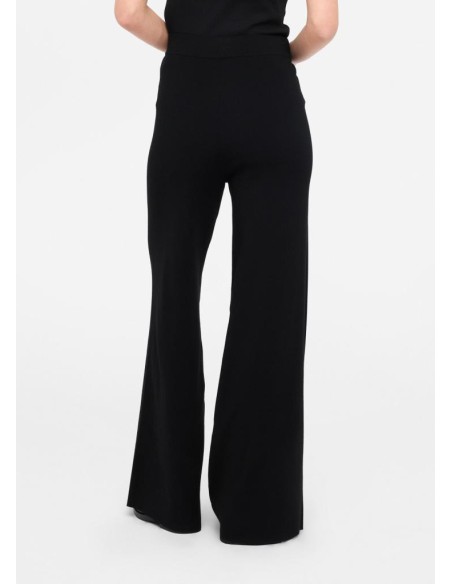 Liu Jo Donna Pantaloni in Maglia con Vita Elastico e Gamba Ampia  | Ma