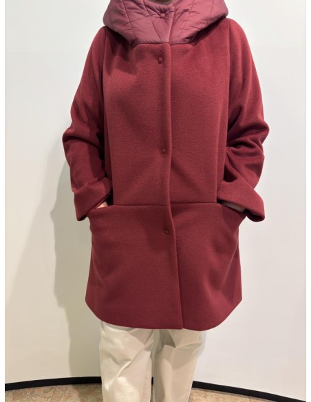 Cappotto donna Philly Firenze con cappuccio imbottito  | Mariadesole.i