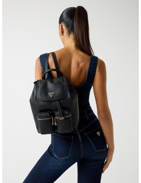 Guess Donna Mini Zaino Manhattan in similpelle con tasche e logo  | Ma