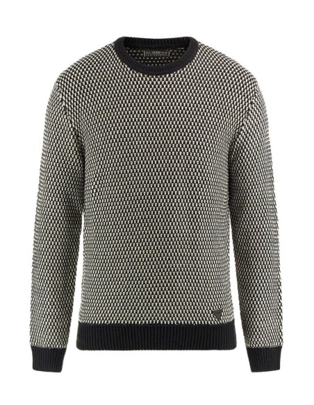 Guess Uomo Pullover tramato girocollo regular fit  | Mariadesole.it