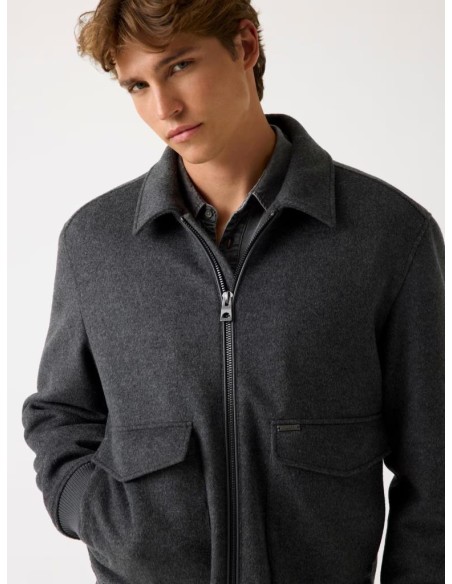 Guess Uomo Giacca in misto lana Melton con imbottitura  | Mariadesole.