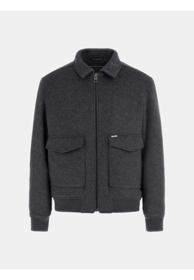 Guess Uomo Giacca in misto lana Melton con imbottitura  | Mariadesole.