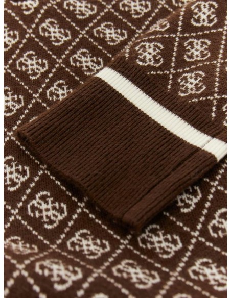 Guess Vestito mini con logo in misto lana donna  | Mariadesole.it