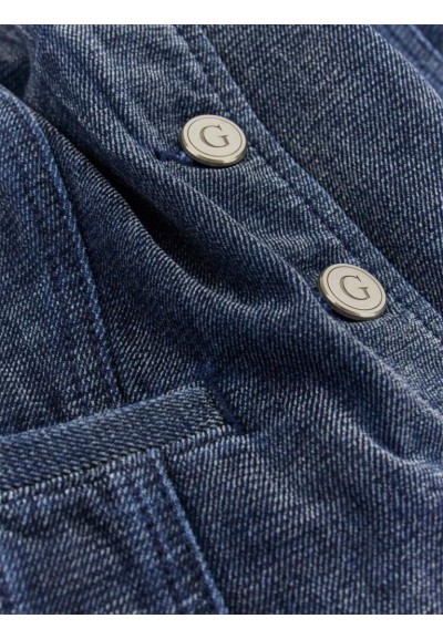 Guess Gilet jeans cropped donna  | Mariadesole.it