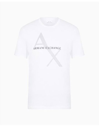 Armani Exchange T-shirt Uomo in Cotone Bio con Logo Diagonale  | Maria