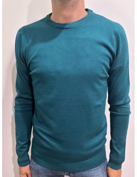 Maglia uomo Manuel Garcia girocollo in viscosa e poliammmide elasticiz