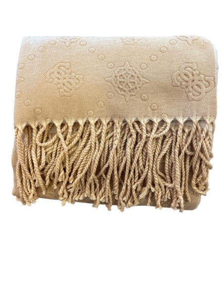 Sciarpa donna Guess 4G logo peony in misto viscosa 135x135 cm  | Maria