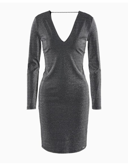 Tubino Armani Exchange Donna in Lurex con Scollo a V Posteriore  | Mar