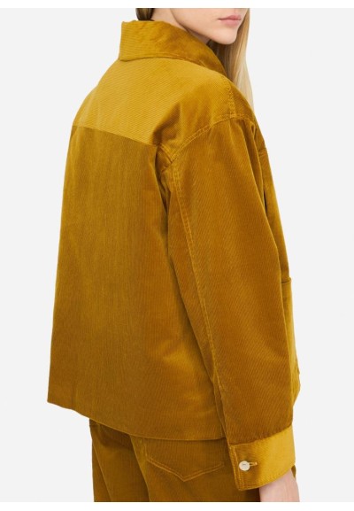 Giubbotto donna Liu Jo in velluto imbottito con ricamo gioiello  | Mar