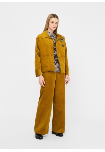 Giubbotto donna Liu Jo in velluto imbottito con ricamo gioiello  | Mar