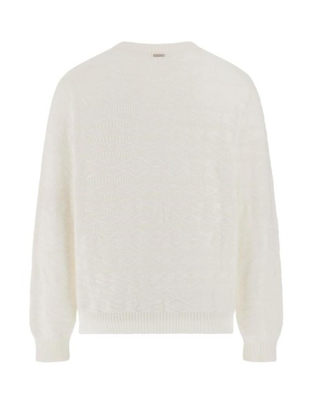 Maglione uomo Guess girocollo Regular Fit con trama geometrica  | Mari