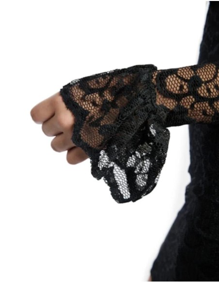 Guess Abito Donna in Pizzo Maniche Lunghe Slim Fit  | Mariadesole.it