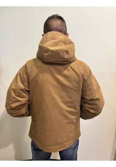 Blauer Uomo Giubbotto Hatch Tabacco con Cappuccio in Tessuto Thermo-Fi