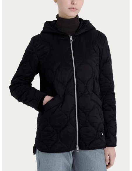 Ragno Donna Piumino Onion Quilt con Cappuccio Leggero Autunnale  | Mar