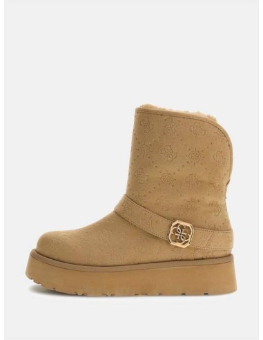 Guess Donna Stivaletto Dolsay Scamosciato con Pelliccia Sintetica e Lo