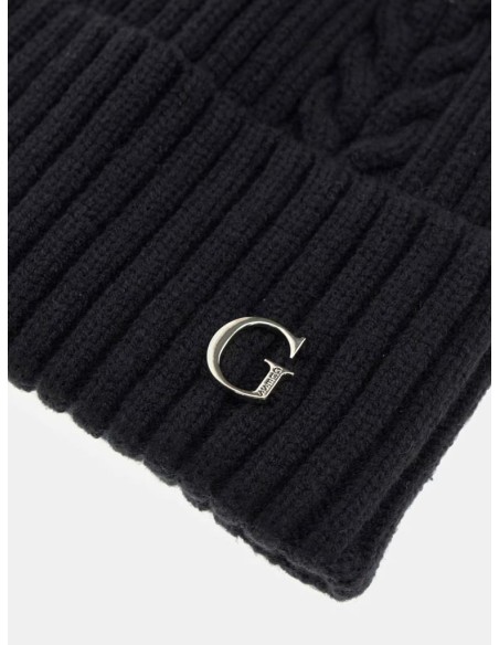 Guess Donna Cuffia in Maglia con Logo  | Mariadesole.it