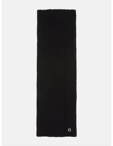 Guess Donna Sciarpa in Maglia con Scritta Logo  | Mariadesole.it