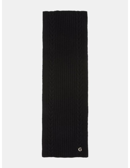 Guess Donna Sciarpa in Maglia con Scritta Logo  | Mariadesole.it