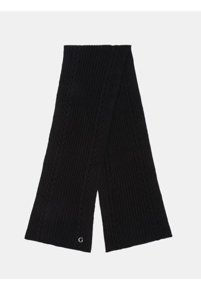 Guess Donna Sciarpa in Maglia con Scritta Logo  | Mariadesole.it