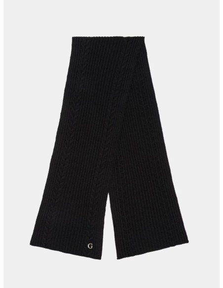 Guess Donna Sciarpa in Maglia con Scritta Logo  | Mariadesole.it