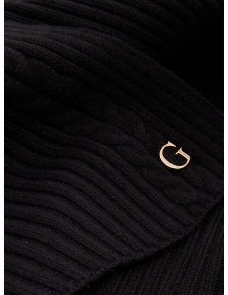 Guess Donna Sciarpa in Maglia con Scritta Logo  | Mariadesole.it