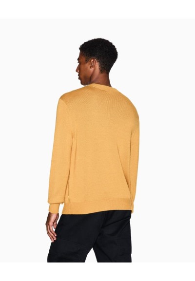 Armani Exchange Uomo Maglione girocollo in lana e cotone