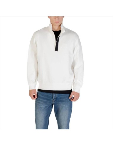 Armani Exchange Felpa Uomo con Collo Alto e Bottoni  | Mariadesole.it