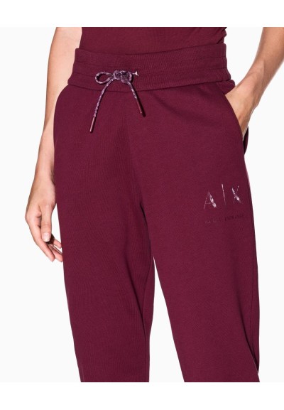 Pantaloni Tuta Armani Exchange Donna in Cotone con Dettagli in Maglia 
