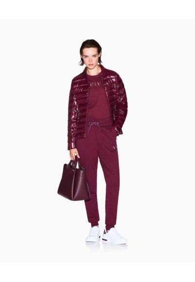 Pantaloni Tuta Armani Exchange Donna in Cotone con Dettagli in Maglia 