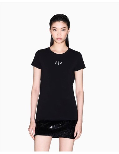 T-shirt Slim Fit Armani Exchange Donna in Cotone Elasticizzato  | Mari