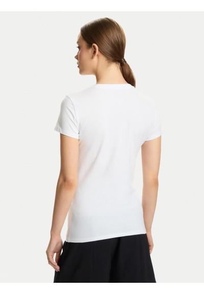 T-shirt Slim Fit Armani Exchange Donna in Cotone Elasticizzato  | Mari