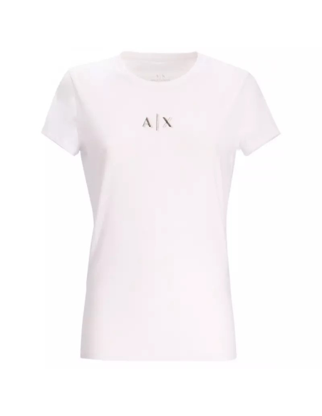T-shirt Slim Fit Armani Exchange Donna in Cotone Elasticizzato  | Mari