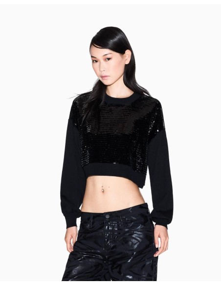 Maglia Armani Exchange Donna in Misto Lana e Poliestere Mod. XW001326 