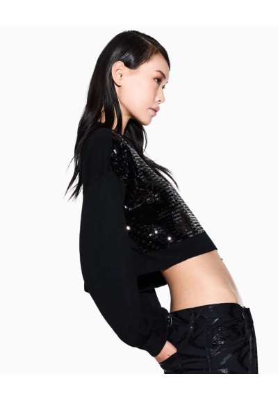 Maglia Armani Exchange Donna in Misto Lana e Poliestere Mod. XW001326 