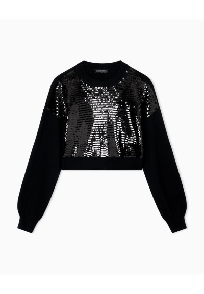 Maglia Armani Exchange Donna in Misto Lana e Poliestere Mod. XW001326 