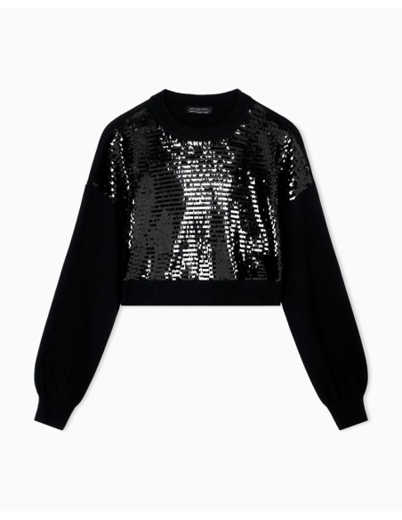 Maglia Armani Exchange Donna in Misto Lana e Poliestere Mod. XW001326 