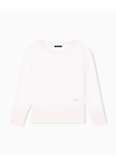 Maglia Armani Exchange Donna in Lana Vergine e Alpaca Mod. XW000772  |