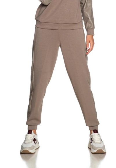 Pantaloni Tuta Jogger Armani Exchange Donna in Viscosa Stretch con Ban